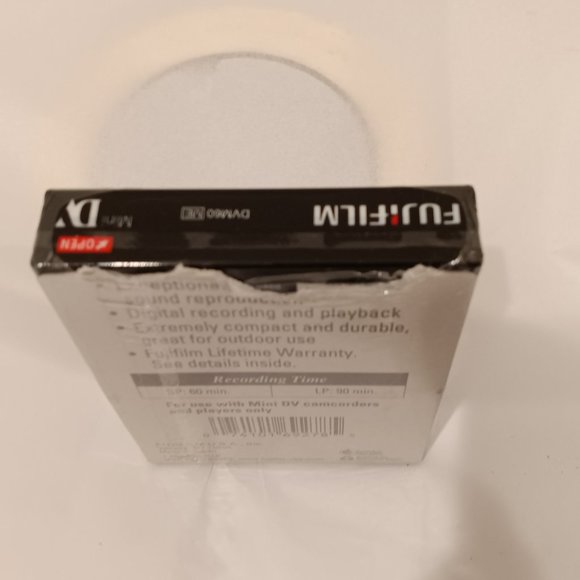 Fuji Film DVC 60 Mini Cassette Tape DVM60 SP 60min LP 90min Set of 2 Sealed NEW - Picture 3 of 3
